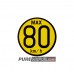 80  km/h MAX Speed Safety Warning Spare Wheel Sticker / Decal  - Genuine Toyota - SW20 - NEW
